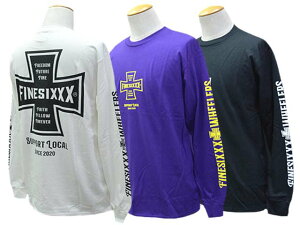 �S3�F�yFINESIXXX/�t�@�C���V�b�N�X�z2025SS�uFine Cross L/S Tee/�t�@�C���N���X�����O�X���[�uTee�v(FS-2025SS-007)(�z�C�[���Y�A�p����/�A���J�W/�n�[���[/�o�C�J�[/�o�C�N/�`���b�p�[/�{�o�[/�J�X�^��/
