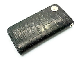 【FIRST ARROW's/ファーストアローズ】「Crocodile Leather Wallet with K18 Special Concho/K18スペシャルコンチョ付きクロコダイルレザーウォレット」【あす楽対応】(財布/アメカジ/ハーレー/プレゼント/WOLF PACK/ウルフパック)