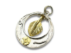 yFIRST ARROW's/t@[XgA[YzuHollowed Out All K18 Heart Feather Metal with K18/K18tSn[gtFU[^y_ggbvv(P-053)(lCeBu/CfBA/WG[/AJW/A