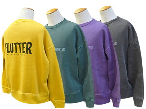 �S4�F�yFLUTTER/�t���b�^�[�z2025SS�uPigment Dye Big Silhouette Origin Logo Sweat/�s�O�����g�_�C�r�b�O�V���G�b�g�I���W�����S�X�E�F�b�g�v(FL25-SW001)(�z�C�[���Y�A�p����/�A���J�W/�n�[���[/�o�C�J�[/�z