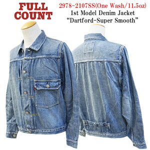 �yFULLCOUNT/�t���J�E���g�z�u1st Model Denim Jacket�hDartford-Super Smooth�h/�t�@�[�X�g���f���f�j���W���P�b�g�h�_�[�g�t�H�[�h-�X�[�p�[�X���[�X�h�v(2978-2107SS/11.5oz)(�f�j��/�W�[���Y/�C���f�B�S/�A��
