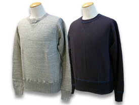 全2色【FULLCOUNT/フルカウント】2023AW「Double V Set in Sleeve Mother Cotton Sweat/ダブルVセットインスリーブマザーコットンスウェット」(3741)【あす楽対応】(デニム/ジーンズ/インディゴ/アメカジ/ハーレー/ホットロッド/ミリタリー/WOLF PACK/ウルフパック)