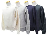 全4色【FULLCOUNT/フルカウント】「Double V Set in Sleeve Mother Cotton Sweat/ダブルVセットインスリ…