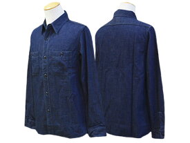 【FULLCOUNT/フルカウント】「Denim Work Shirts/デニムワークシャツ」(4890)【あす楽対応】(デニム/ジーンズ/インディゴ/アメカジ/ハーレー/ホットロッド/ミリタリー/WOLF PACK/ウルフパック)