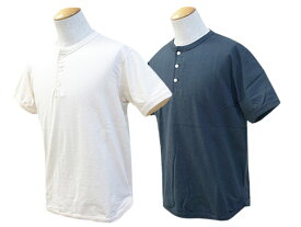 全2色【FULLCOUNT/フルカウント】2024SS「Flat Seam Heavy Weight Henley Tee/フラットシームヘビーウェイトヘンリーTee」(5222H-21)(デニム/ジーンズ/ホイールズアパレル/アメカジ/ハーレー/ホットロッド/ミリタリー/WOLF PACK/ウルフパック)