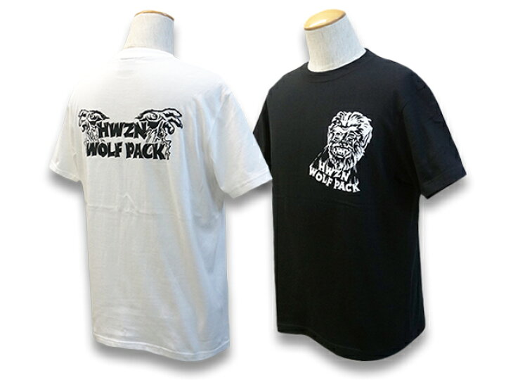 楽天市場 全2色 Hwzn Bross ハウゼンブロス Wolf Pack ウルフパック W Name Tee Shirts ダブルネームtシャツ あす楽対応 ホイールズアパレル アメカジ ホットロッド ハーレー バイク Wolf Pack ウルフパック Wolf Pack楽天市場店
