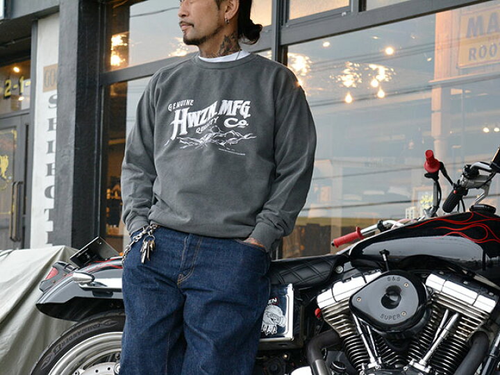 楽天市場】【HWZN BROSS/ハウゼンブロス】2023AW「Garment Dyed Crew 