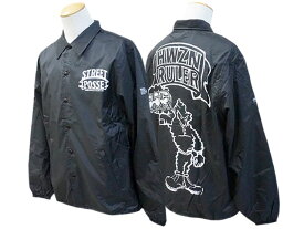 【HWZN BROSS/ハウゼンブロス】×【RULER/ルーラー】2023AW「HR SP Coach Jacket”STREET POSSE”/HR SPコーチジャケット"ストリートポッセ"」【あす楽対応】(ホイールズアパレル/アメカジ/ホットロッド/ハーレー/WOLF PACK/ウルフパック)