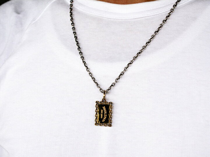 楽天市場】【HWZN BROSS/ハウゼンブロス】「Chain Plate Flame Pendant 