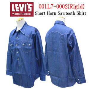 �yLEVI'S VINTAGE CLOTHING/���[�o�C�X���B���e�[�W�N���[�W���O�z�uShort Horn Sawtooth Shirt/�V���[�g�z�[���\�[�g�D�[�X�V���c�v(001L7-0002)(LVC/�f�j��/�A���J�W/�n�[���[/�z�b�g���b�h/WOLF PACK/�E���t�p