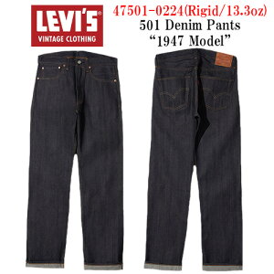 �yLEVI'S VINTAGE CLOTHING/���[�o�C�X���B���e�[�W�N���[�W���O�z�u501 Denim Pants�h1947 Model�h/501�f�j���p���c�h1947�N���f���h�v(475010224/13.3oz)(LVC/�f�j��/�W�[���Y/���B���e�[�W/�A���J�W/�n�[���[/�z
