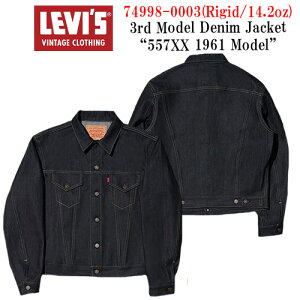 �yLEVI'S VINTAGE CLOTHING/���[�o�C�X���B���e�[�W�N���[�W���O�z�u3rd Model Denim Jacket�h557XX 1961 Model�h/�T�[�h���f���f�j���W���P�b�g�h557XX 1961�N���f���h�v(749980003/14.2oz)(LVC/�f�j��/�W�[���Y/���B