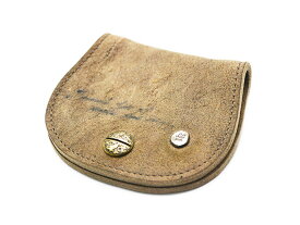 【MAD CULT/マッドカルト】「KUDU Gulp Coin Case with Brass Concho”Stone”/クーズーガルプコインケースウィズブラスコンチョ”ストーン”」(LC-02-BRC)(Silver925/アクセサリー/ジュエリー/プレゼント/ハーレー/アメカジ/ハンドメイド/WOLF PACK/ウルフパック)
