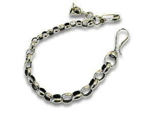 �ySHAFT SILVER WORKS/�V���t�g�V���o�[���[�N�X�z�uWhip Smooth Links with Medium Bell Wallet Chain/�E�B�b�v�X���[�X�����N�X�E�B�Y�~�f�B�A���x���E�H���b�g�`�F�[���v(SWC-Whip-M)(Silver925/�A�N�Z�T���[/�v��