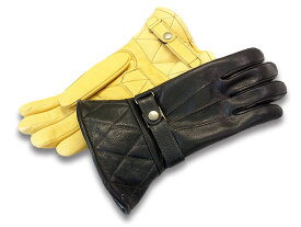 全2色【POWWOW/パウワウ】「The Gauntlet Glove”Type3”/ザ・ガントレットグローブ”タイプ3”」【あす楽対応】(冬用ウインターグローブ/レザーグローブ/ハーレー/チョッパー/ボバー/バイク乗り/バイカー/プレゼント/手袋/WOLF PACK/ウルフパック)