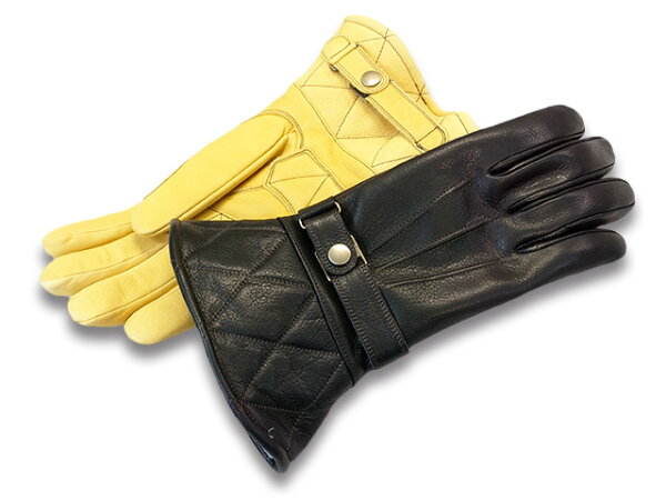全2色【POWWOW/パウワウ】「The Gauntlet Glove”Type3”/ザ・ガントレットグローブ”タイプ3”」【あす楽対応】  (冬用ウインターグローブ/レザーグローブ/ハーレー/チョッパー/ボバー/バイク乗り/バイカー/プレゼント/手袋/WOLF PACK/ウルフパック)