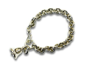 �ySHAFT SILVER WORKS/�V���t�g�V���o�[���[�N�X�z�uSmall Smooth Links with Midium Bell Bracelet/�X���[���X���[�X�����N�X�E�B�Y�~�f�B�A���x���u���X���b�g�v(SB-001)(Silver925/�A�N�Z�T���[/�v���[���g/�A��
