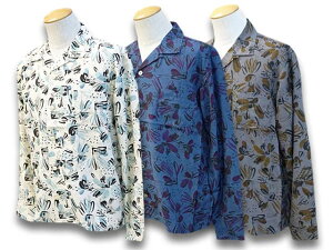 �S3�F�yTROPHY CLOTHING/�g���t�B�[�N���[�W���O�z2023SS�uAtomic Hawaiian L/S Shirts/�A�g�~�b�N�n���C�A�������O�X���[�u�V���c�v(TR23SS-404)�y�����y�Ή��z(�z�C�[���Y�A�p����/�A���J�W/�����C���f�B