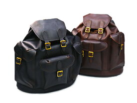 全2色【vasco/ヴァスコ】「Leather Army Rucksack/レザーアーミーラックサック」(VS-204L)【予約商品/2026年8-9月入荷予定】(グランメゾン東京/ハーレー/バイカー/アメカジ/ホットロッド/レザークラフト/鞄/バッグ/プレゼント/WOLF PACK/ウルフパック)