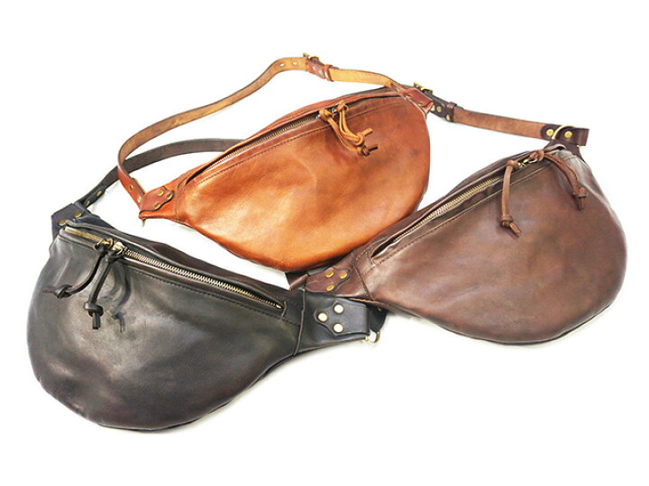 楽天市場】全3色【vasco/ヴァスコ】「Leather Waist Bag”Small”/レザー 