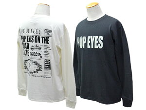 �S2�F�yPOP EYES/�|�b�v�A�C�Y�z2026AW�uHOP UP POST L/S Tee/�z�b�v�A�b�v�|�X�g�����O�X���[�uTee�v(26AW-PPE-007)(UNCHANGING LOVE/�A���`�F���W���O���u/MONSTOR TIMES/�����X�g�A�^�C���Y/�A���J�W/WOLF PACK/�E��