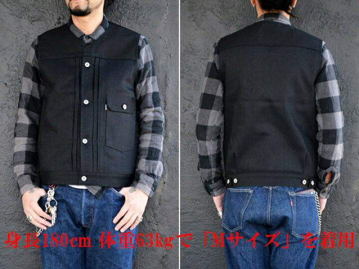 楽天市場】全2色【RED TAiL/レッドテイル】「Cross Denim Vest”4th No 