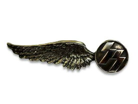 【SKULL FLIGHT/スカルフライト】「SS Wing Pins/SSウイングピンズ」(Silver950)(CALIFORNIA LINE/カリフォルニアライン/ハーレー/バイカー/ホットロッド/アメカジ/ホイールズアパレル/WOLF PACK/ウルフパック)