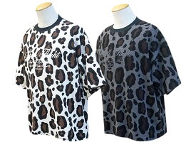 全2色【SKULL FLIGHT/スカルフライト】2023SS「Leopard Waffle Crew Neck Tee/レオパードワッフルクルーネックTee」【あす楽対応】(CALIFORNIA LINE/カリフォルニアライン/ハーレー/バイカー/アメカジ/ハードコア/ホットロッド/WOLF PACK/ウルフパック)