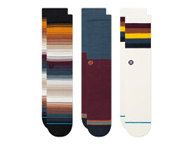 3足セット【STANCE SOX/スタンスソックス】「Crew Socks”BREAKWATER 3 PACK”/クルーソックス”ブレイクウォーター3パック”」【あす楽対応】(NBA/バスケ/MLB/公式/野球/ソックス/アメカジ/ハーレー/ホットロッド/バイカー/プレゼント/靴下/WOLF PACK/ウルフパック)