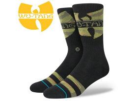 【STANCE SOX/スタンスソックス】「Crew Socks”CLAN IN DA FRONT”/クルーソックス”クランインダフロント”」【あす楽対応】(WUTANG/ウータンクラン/NBA/バスケ/MLB/野球/アメカジ/ハーレー/ホットロッド/バイカー/プレゼント/靴下/WOLF PACK/ウルフパック)