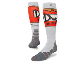 【STANCE SOX/スタンスソックス】「Long Socks”DUFF BEER SNOW”/ロングソックス”ダフビアスノー”」【あす楽対応】(THE SIMPSONS/ザ・シンプソンズ/NBA/バスケ/MLB/公式/野球/アメカジ/ハーレー/ホットロッド/バイカー/プレゼント/靴下/WOLF PACK/ウルフパック)