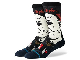 【STANCE SOX/スタンスソックス】「Crew Socks”MICHAEL MYERS”/クルーソックス”マイケルマイヤーズ”」(NBA/MLB/野球/アメカジ/アウトドア/ホイールズアパレル/ハーレー/ホットロッド/バイカー/プレゼント/ブーツ/スニーカー/靴下/WOLF PACK/ウルフパック)