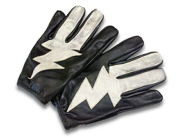 【Vin&Age/ヴィン&エイジ】2022SS「Naughty Leather  Glove”Bolt”/ナーティーレザーグローブ”ボルト”」(VG22NS)【あす楽対応】(ハーレー/ハーレーダビッドソン/バイク/プレゼント/手袋/ホットロッド/アメカジ/プレゼント/WOLF  PACK/ウルフパック) 