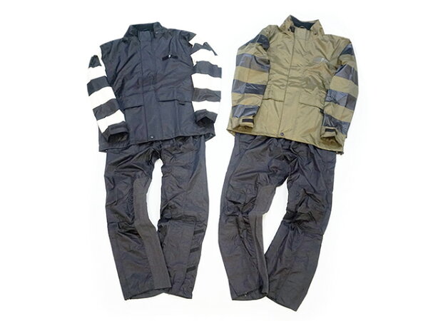全2色【Vin&Age/ヴィン&エイジ】「Prison Rain Suit/プリズンレインスーツ」(TFR-2201)  (ハーレー/バイク/雨具/カッパ/バイカー/ホットロッド/アウトドア/WOLF PACK/ウルフパック)