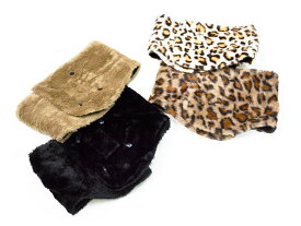 全4色【Vin&Age/ヴィン&エイジ】2025AW「Fur Neck Warmer/ファーネックウォーマー」(VNW4)(アメカジ/ハーレー/ハーレーダビッドソン/バイク/バイカー/ホットロッド/プレゼント/アウトドア/ホイールズアパレル/WOLF PACK/ウルフパック)