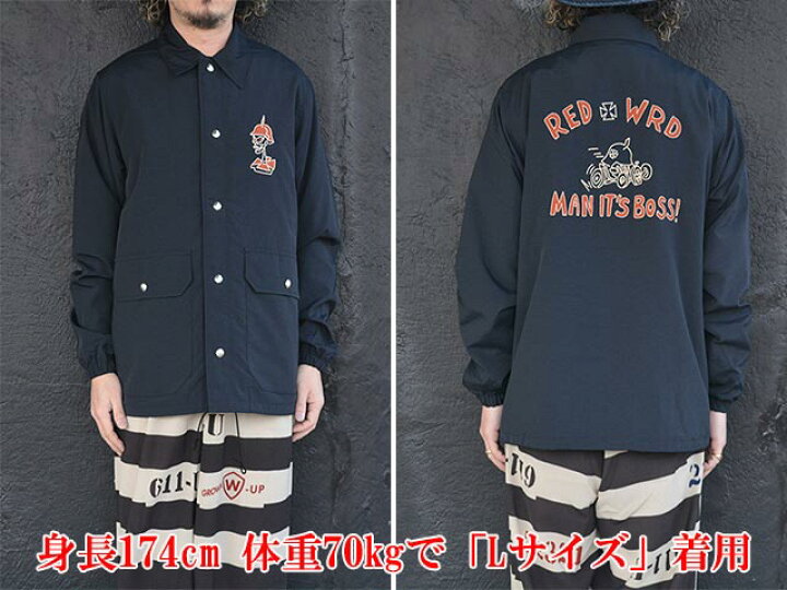 楽天市場】(30% OFF)全3色【WEIRDO/ウィアード】2025SS「RED WRD Coach 