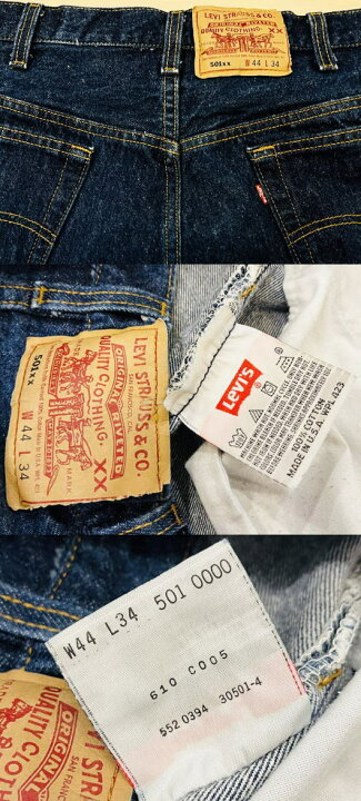 楽天市場】【中古】極上 美品 リーバイス501 ワンウォッシュ 大きい 