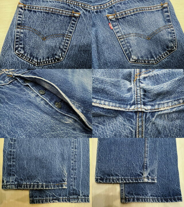 楽天市場】【中古】激ヒゲ リーバイス501 古着 LEVIS501 ハチマル 80S 