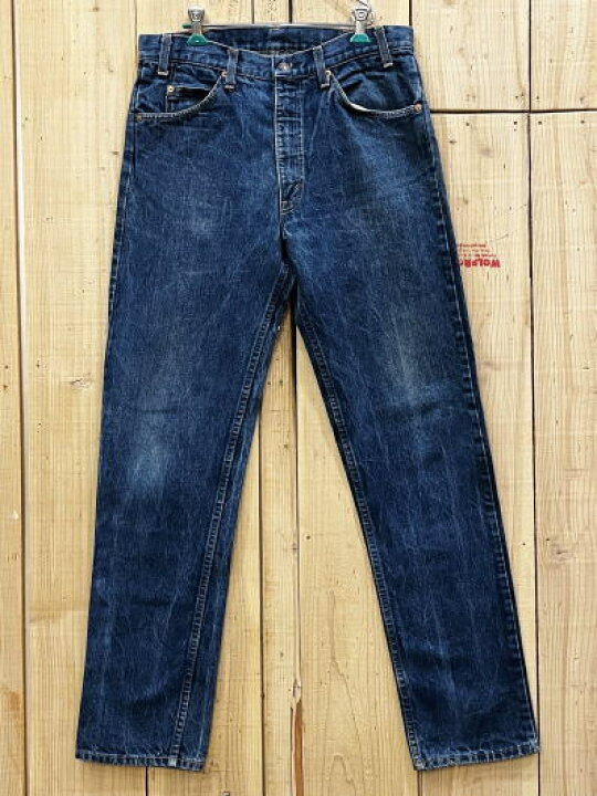 楽天市場】【中古】美品 リーバイス505 ハチマル 80S 古着 オレンジ 