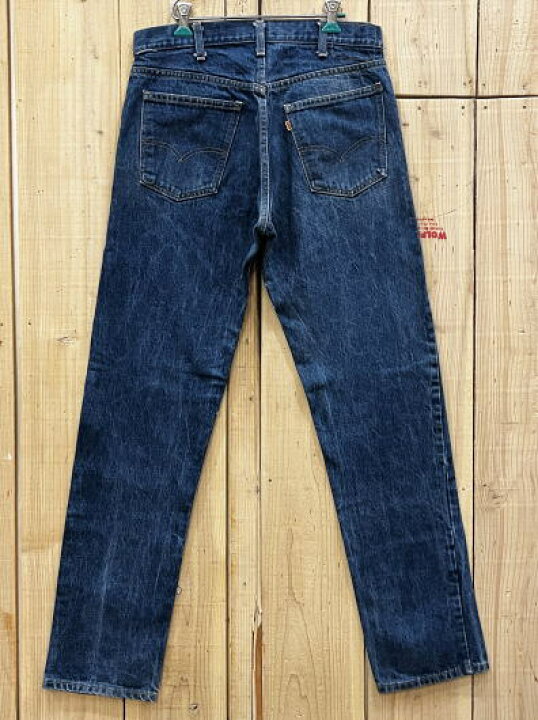 楽天市場】【中古】美品 リーバイス505 ハチマル 80S 古着 オレンジ 