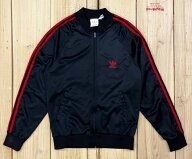 【中古】超激レア アディダスATP 黒赤 90S 古着 米国製 ジャージ ADIDAS MADE IN USA トラックジャケット…