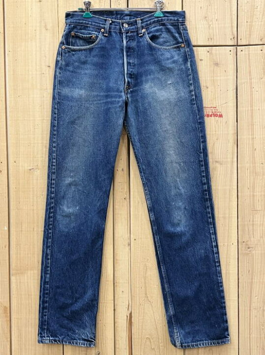 楽天市場】【中古】超激ヒゲ リーバイス501 古着 LEVIS501 ハチマル 
