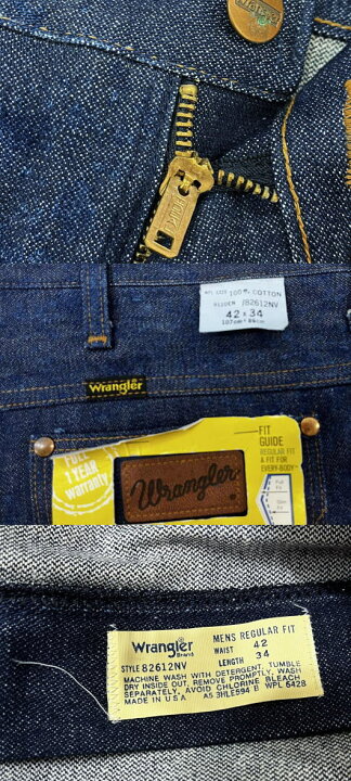 楽天市場】Wrangler 82612NV デッドストック 70S ラングラー 