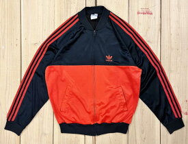 【中古】激レア アディダス ジャージ ブラック 80S 古着 米国製 ADIDAS MADE IN USA トラックジャケット L 通販