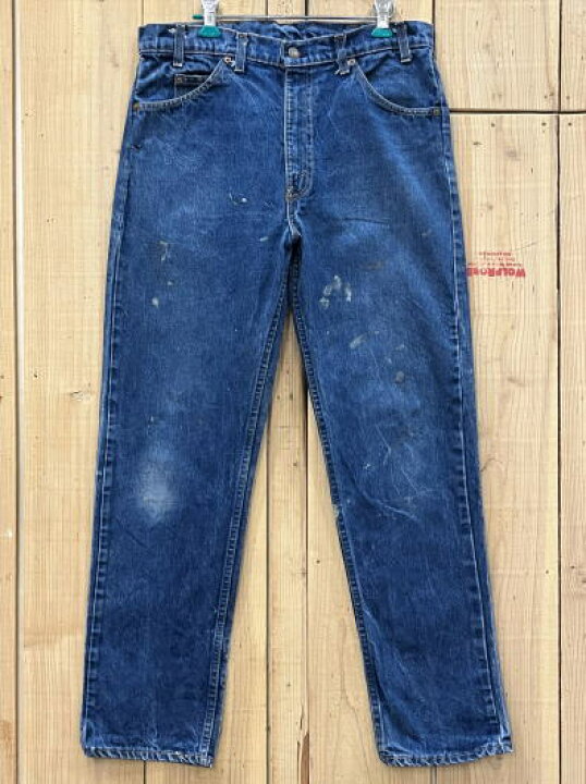 楽天市場】【中古】リーバイス505 ハチマル 80S 古着 ペイントダメージ
