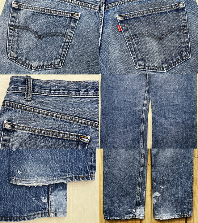 楽天市場】【中古】激ヒゲ リーバイス501 古着 LEVIS501 ハチマル 80S 