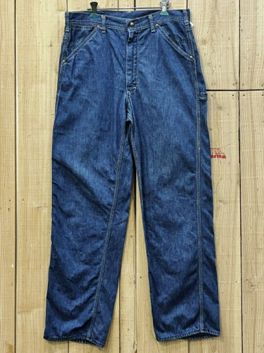 楽天市場】【中古】美品 激レア LEEペインターパンツ 古着 イエロー 
