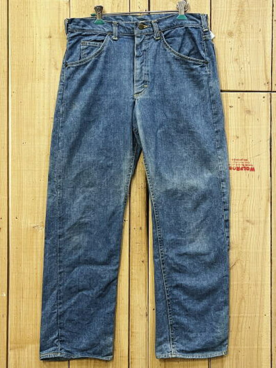 楽天市場】【中古】美品 縦落ち 片耳 LEE200 古着 70S ストレート リー 