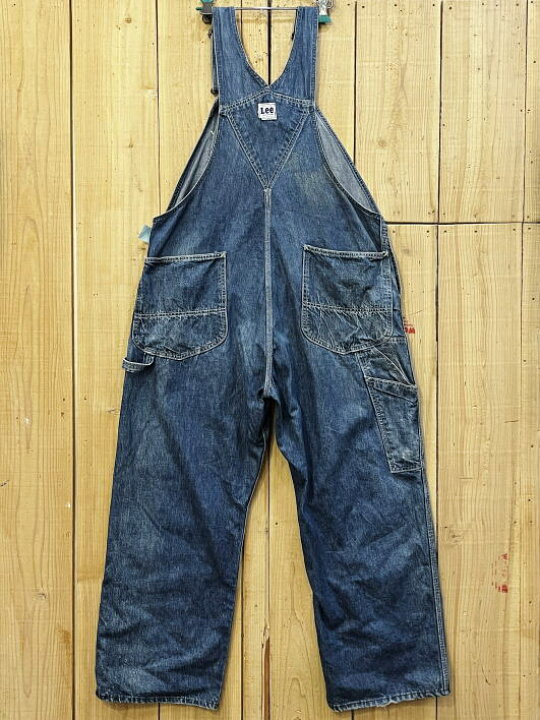 楽天市場】【中古】LEE JELT DENIM リーオーバーオール 古着 W42×L29 