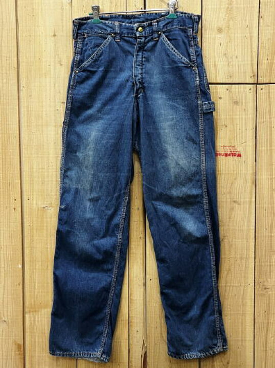 楽天市場】【中古】ELY 60S ビンテージ ペインターパンツ 激ヒゲ W32 